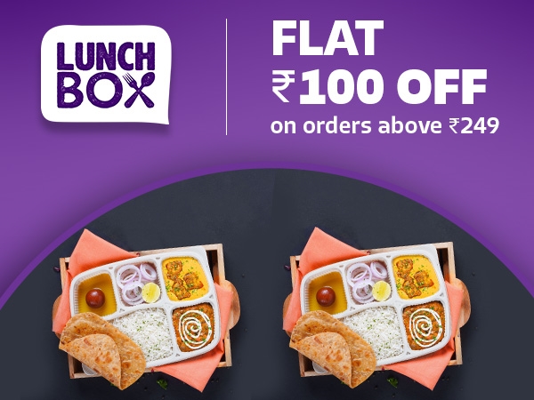 Flat Rs100 off on purchase of Rs249