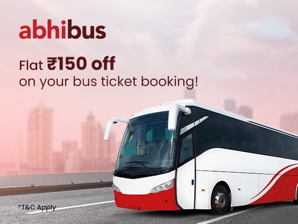 Flat ₹150 off on bus ticket booking