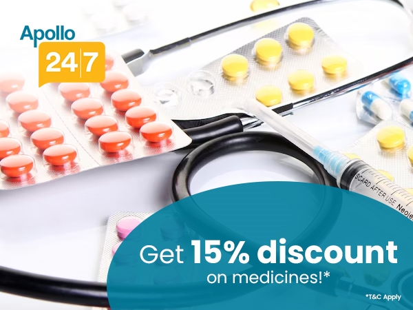 Get 15% discount your medicine purchase!