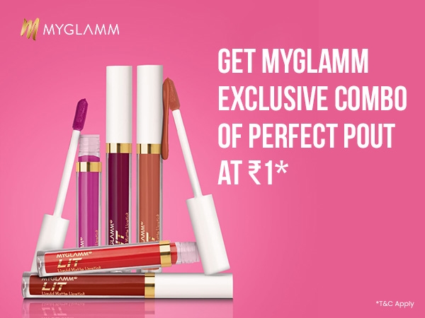 Get MyGlamm Exclusive Combo of Perfect Pout at ₹1!