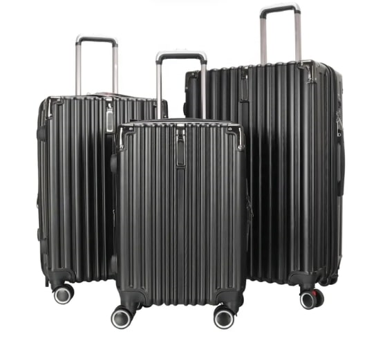 TRAVEL MATE 3-PIECE LUGGAGE SET OF 3 (SIZE CM 55+65+75)