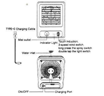 BREEZE MATE 3-IN-1 PERSONAL COOLER