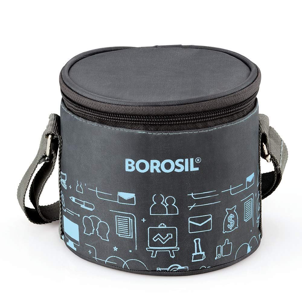 Buy Borosil Glass Lunch Box Set of 4 with Company Logo