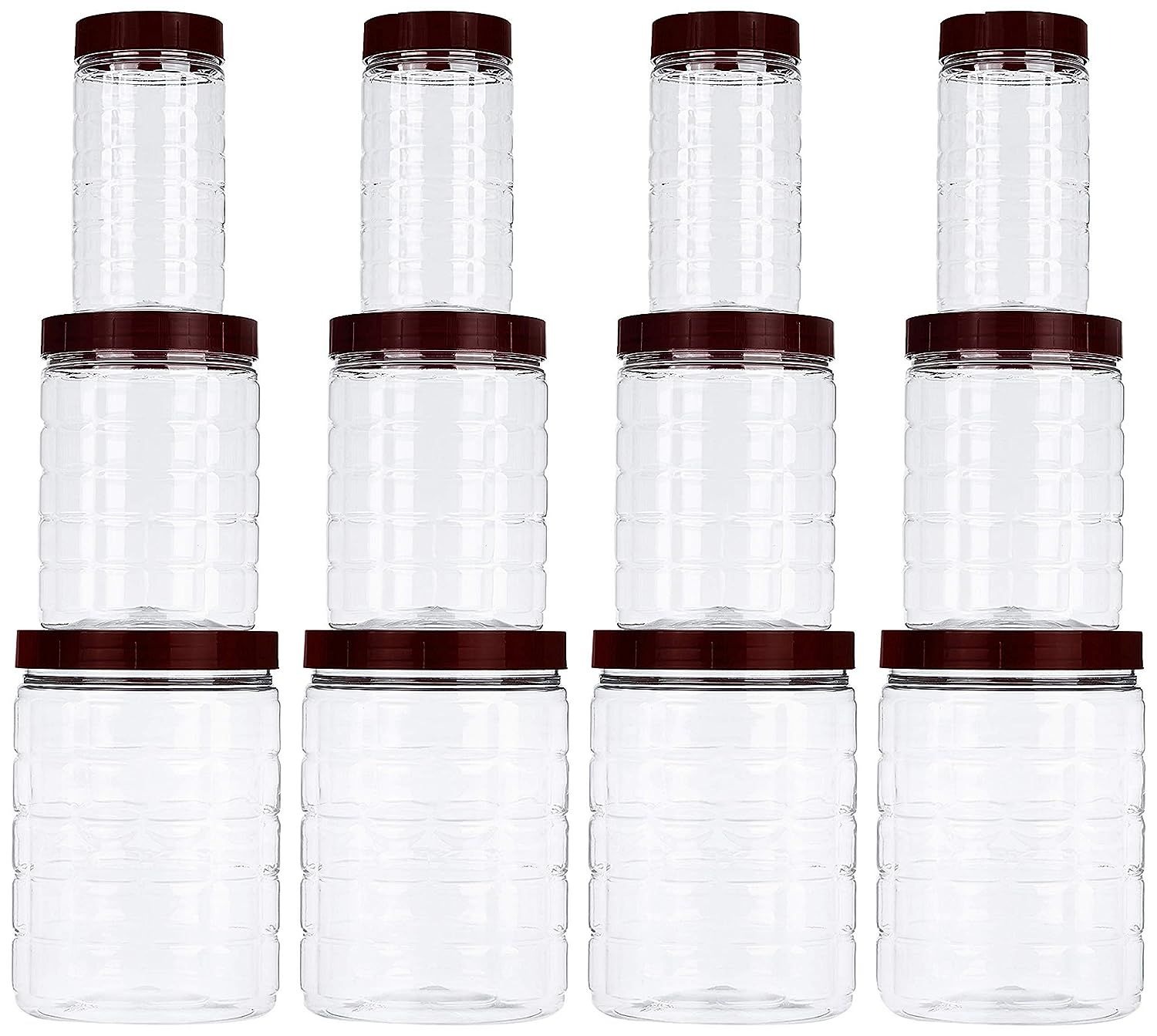 MODGET Airtight Jar Storage Container Set of 12  (Container(set of 12))