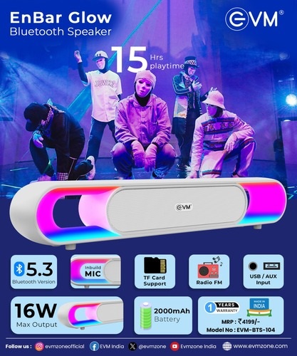 EVM EnBar Glow Bluetooth Speaker