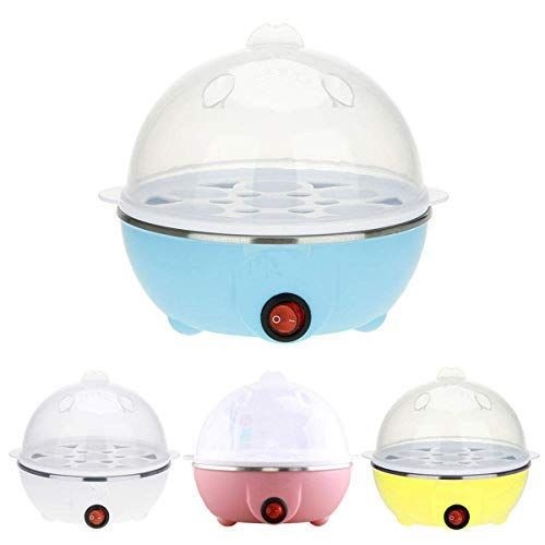 Egg Boiler Electric Automatic Off, 7 Egg Poacher For Steaming, Cooking, Boiling And Frying, 350 Watts