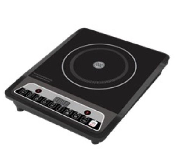 Instaplay Induction Cooktop with Push Button 1400W Black