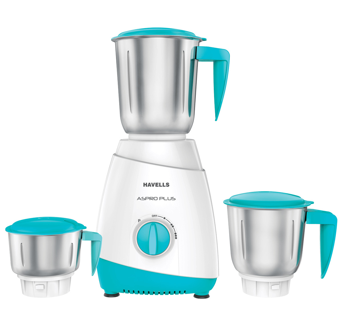 Havells ASPRO PLUS WHT LIGHT BLUE-3J 500W Mixer Grinder