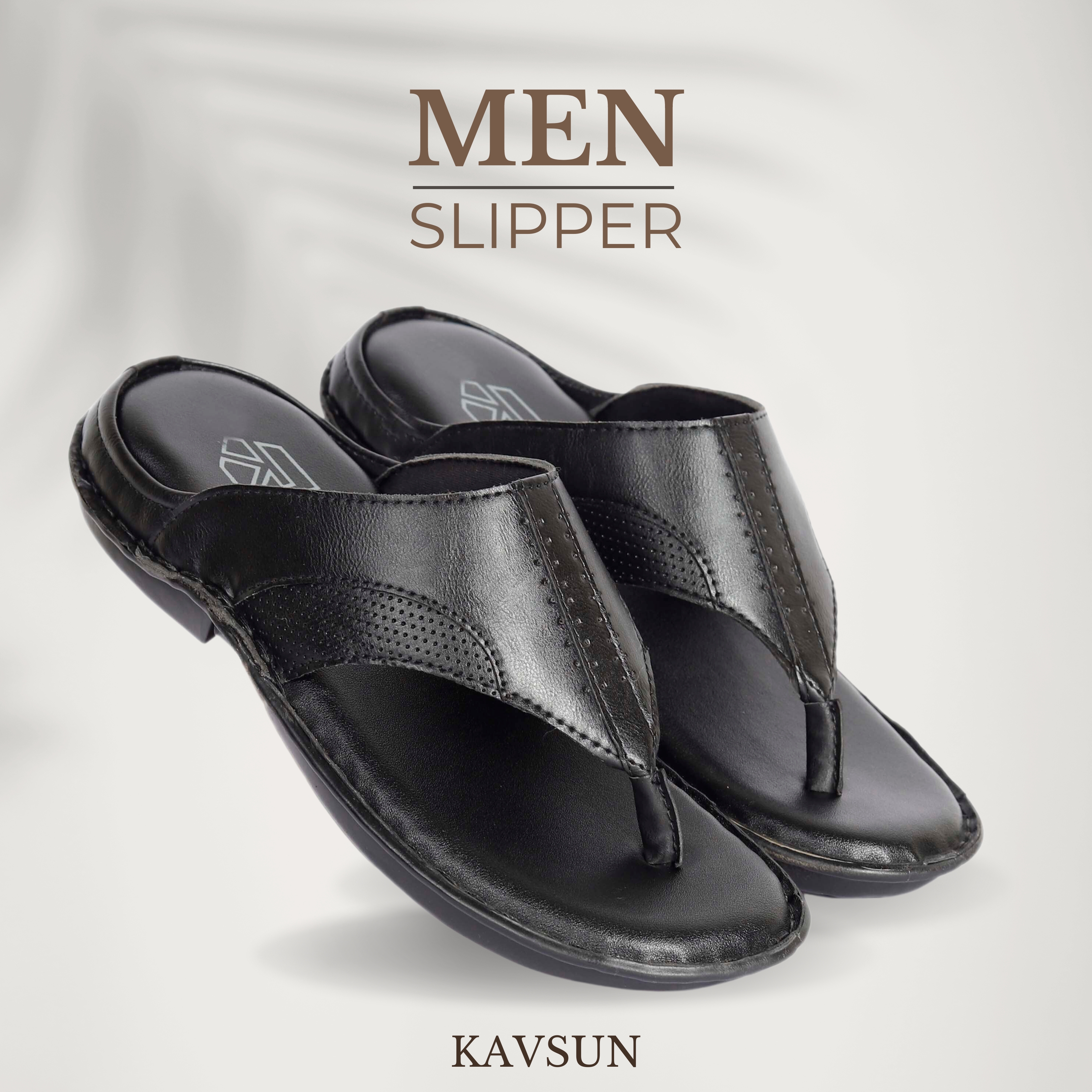 Kavsun Premium Slippers Punch Black