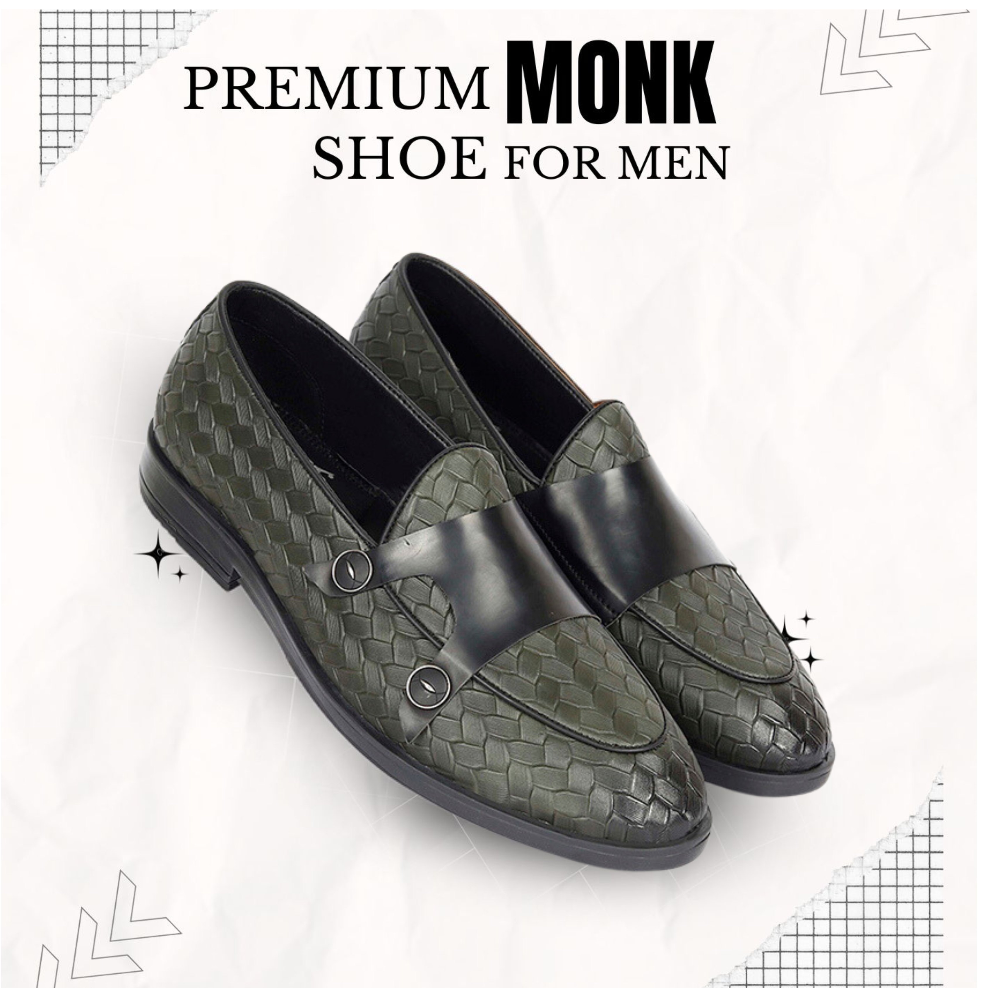 Kavsun Double Monk Partywear Formal Olive