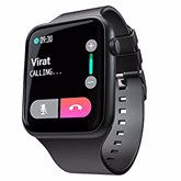 Fireboltt Ring Bluetooth Black Calling Smartwatch (Spo2 & 1.7 Metal Body)