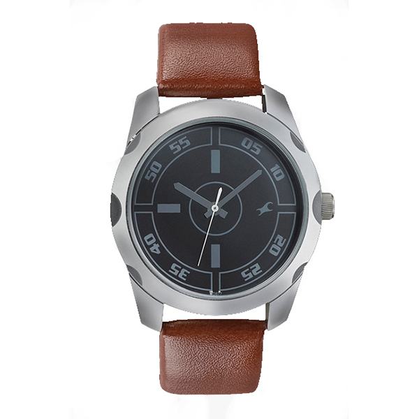 Fastrack Men Leather Analog Brown Watches