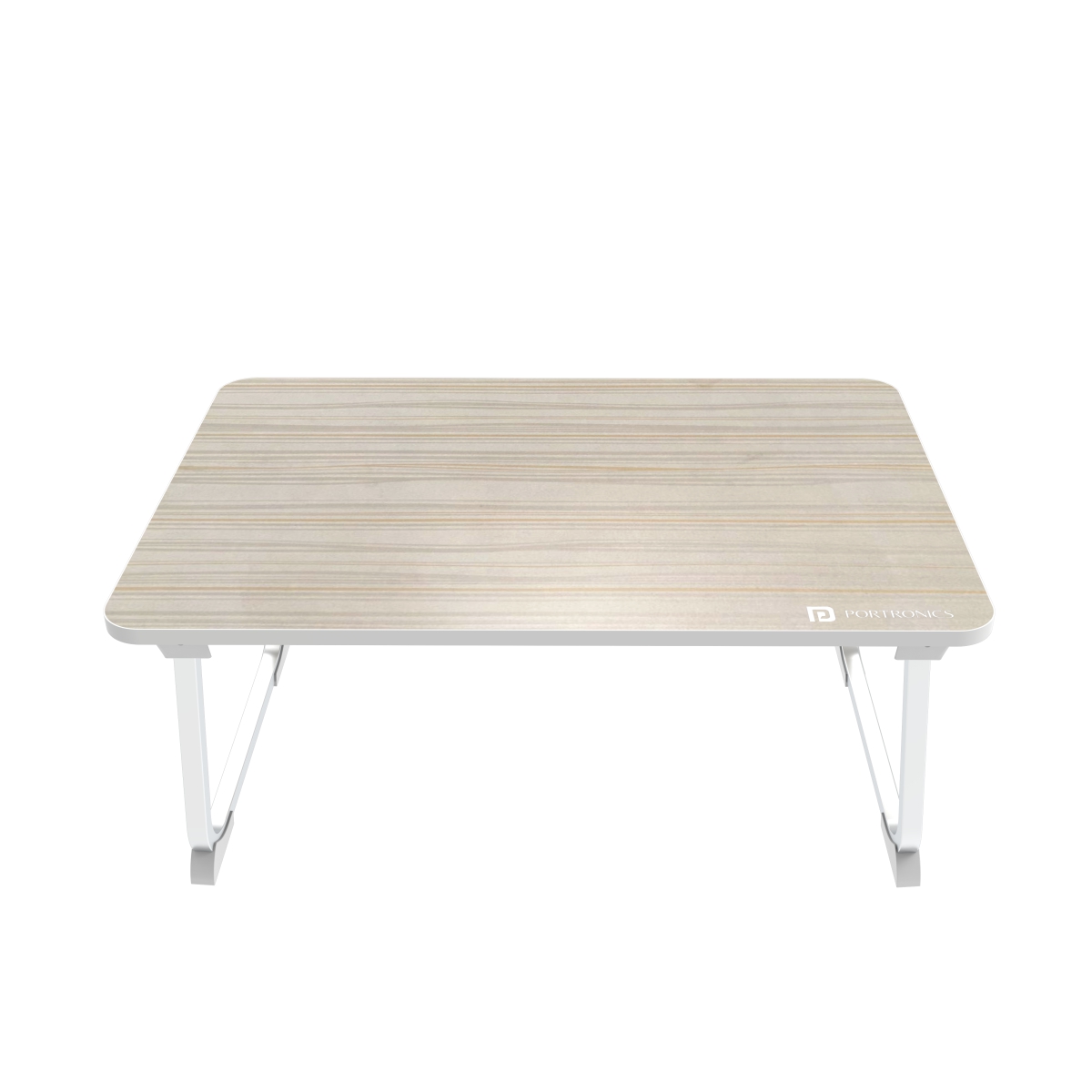 Portronics:My Buddy J - Multipurpose Movable & Adjustable Table, Grey,(POR 1820)