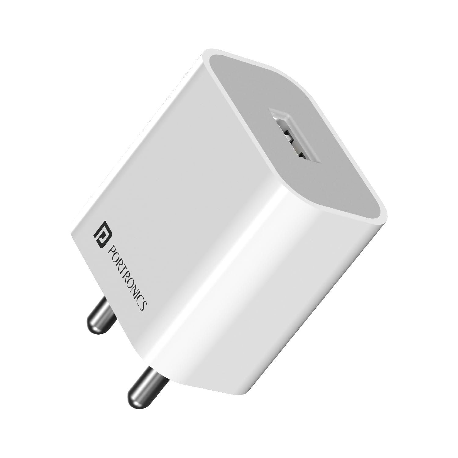 Portronics(POR 1962)Adapto 12 2.4A 12W Fast Wall Charger for iPhone 11/Xs/XS Max/XR/X/8/7/6/Plus, iP
