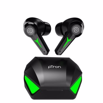 pTron Newly Launched PlayBuds 2 TWS Earbuds, 40ms Gaming Low Latency, ENC Stereo Calls, 40Hrs Playti
