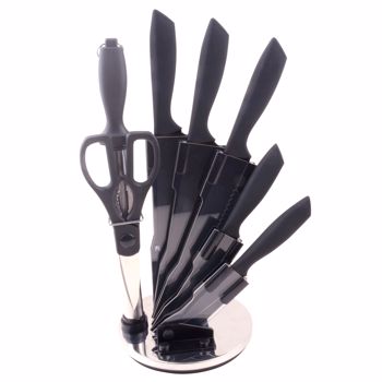 Kairos Kitchen Knife Set of 7 Pcs With Rotating Stand