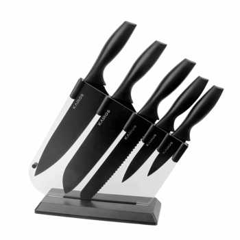 Kairos Kitchen Queen Knife Set of 5 Pcs With Stand