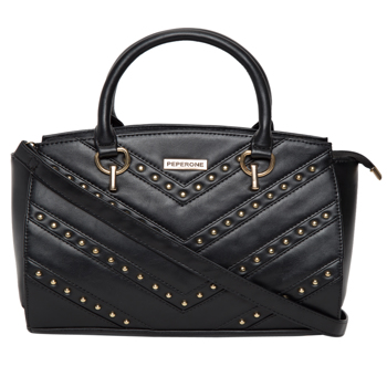 Peperone Iris Black Satchel