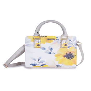 Peperone Women Esmee Satchel Handbag (7248-Yellow)