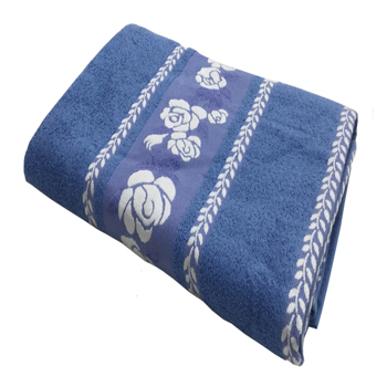 Lushomes Bath Towel With Jacquard Border For Men Assorted Colour As Per Stock