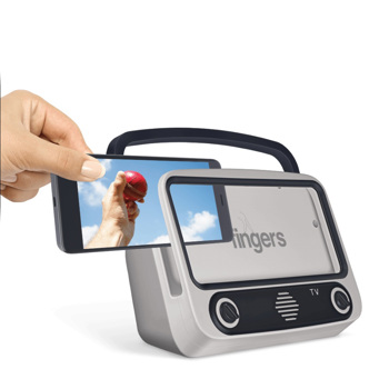 Fingers My-Own-Tv Mot Portable Bt Speaker Asorted
