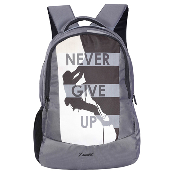 Zwart Bags Never Give Up Stylish Backpack Bag