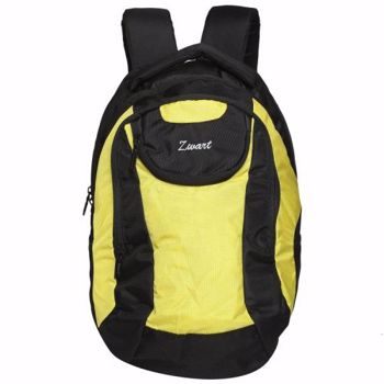 Zwart Bag  Presents A Unisex Contemporary Fashion Backpack Color Grey Yellow