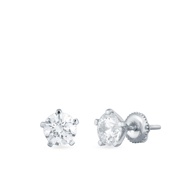 Qstreet White Diamond  Studs