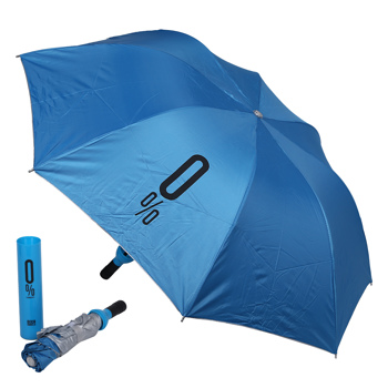 Style Homez Wine Bottle Blue 110 Cm Stylish 3 Fold Umbrella