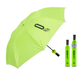 Style Homez Wine Bottle Green 110 Cm  Stylish 3 Fold Umbrella