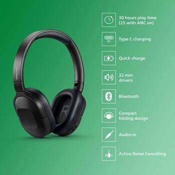 Philips active noise online cancelling headphones