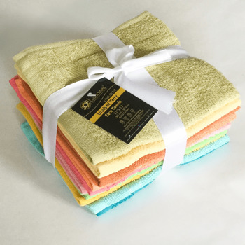 Lushhome Unidyed Terry Face Towel (Pack Of 10 Pcs)  (AA-TFTP10-1001)