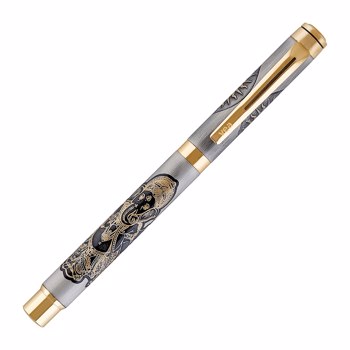 Vea View Antique Two Tone Ganesha Rollerball Pen   (AA-VEAPEN129)