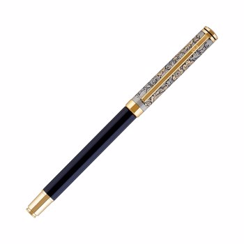 Vea Two Tone Antique Half Black Shining Roller Ball Pen  (AA-VEAPEN144)