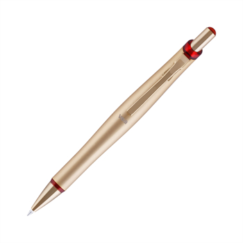 Vea Cameri Red Satin Gold Ballpoint Pen  (AA-VEAPEN69)