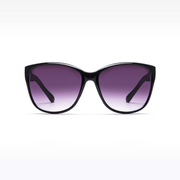 Z-Zoom Oval Womens Sunglasses Black