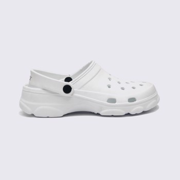 Croc Sandals Shoes for Mens (BO-9208-WHT)