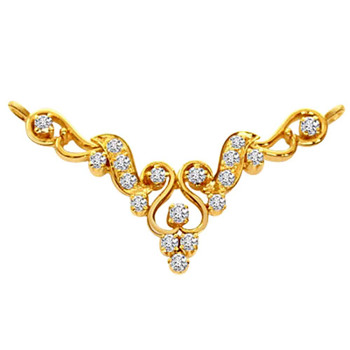 Fairys Touch 0.45ct Diamond 18kt Gold Necklace Pendant