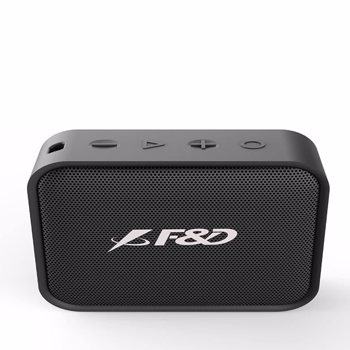 F&D W9 5W Bluetooth Speaker V5.0 with IPX 5 Water Resistant Design Black