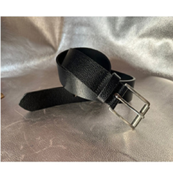 Leather belt VM2808 Black  S-34