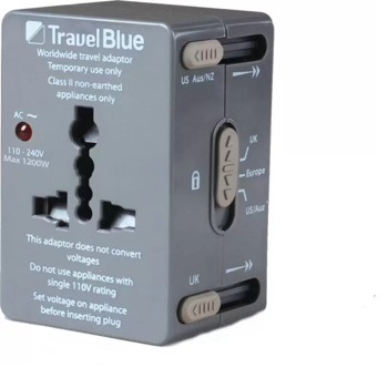 Travel Blue All In One World Wide Adaptor  - GS_23812