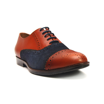 Mens Oxford Shoes (HW-7059TANNAV)