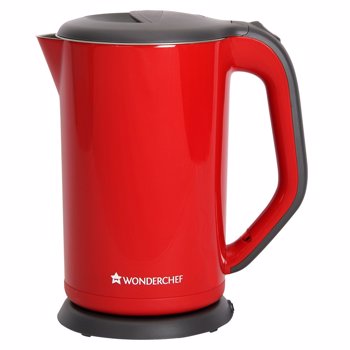 Wonderchef Electric Kettle Crimson Edge, Stainless Steel, With Auto-Shut Off, 1.7 Litres