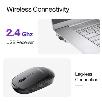Sliq Wireless Mouse (Black)