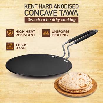 KENT HARD ANODIZED ROTI TAWA 28 cms