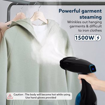 AGARO Signify Handheld Garment Steamer, Wrinkle Remover, Iron, Fast Heat