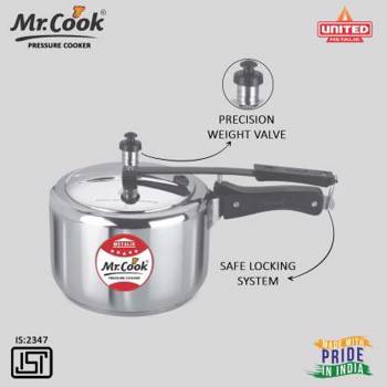 Mr.Cook Nu Age Pressure Cooker 1.5 Ltr