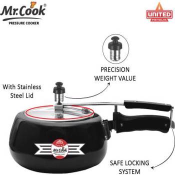 Mr.Cook Elite Plus Pressure Cooker 2 Ltr