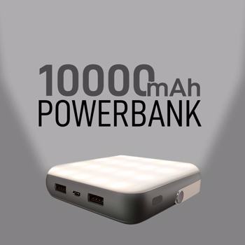 Syska 10000mAH PL100J  Power Bank with 3-in-1 Led Light