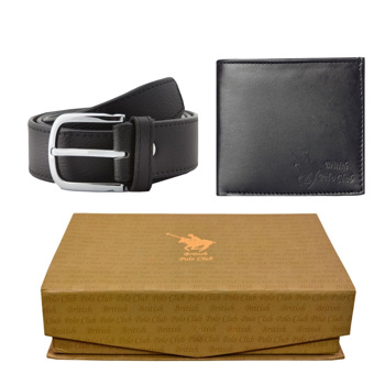 British polo club Wallet & Belt Combo